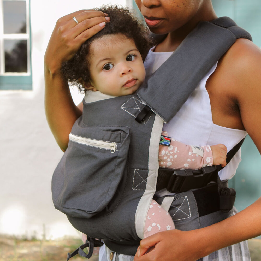 Teething Pads Grey Ubuntu Baba Baby Carriers